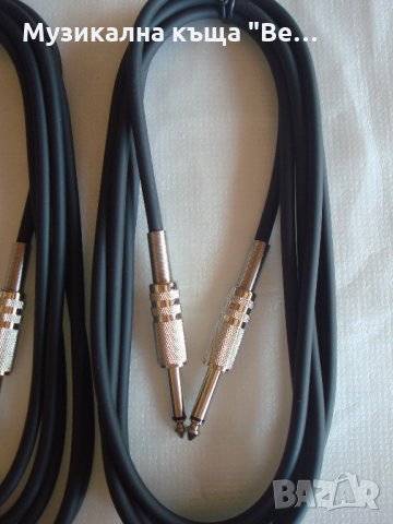Инструментален кабел жак-жак /3м./, снимка 2 - Китари - 29840780