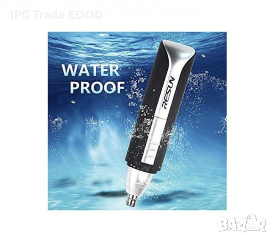 Тример HLYOON ES902, За нос, ухо, Водоустойчив, Черен сребрист, снимка 3 - Тримери - 31292593