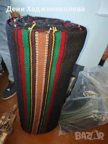 Ръчно тъкан битов плат, снимка 3 - Платове и дамаски - 54328632