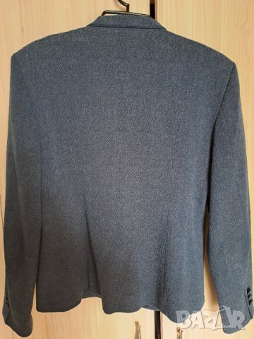 Дамско зимно сако сивосиньо Мария Магдалена размер №46, снимка 6 - Сака - 38315481