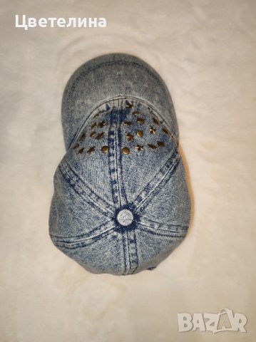 Дънкова шапка с капси RESERVED размер М цена 15.00 лв., снимка 3 - Шапки - 42887034