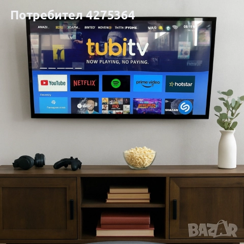 Телевизор A6 SMART Full HD – 32 и 43 инча с Android, Netflix и YouTube, снимка 4 - Телевизори - 51632782