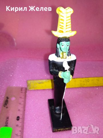 КРАСИВА ЕГИПЕТСКА СТАТУЕТКА от ПОЛИРЕЗИН - МИТОЛОГИЯ 42901, снимка 7 - Статуетки - 44150569