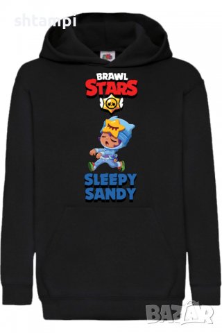 Детски Суитчър/Суитшърт Sleepy Sandy,Brawl Stars,Игра,Подарък,Изненада,Забавление,Рожден Ден