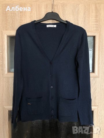 Дамска вълнена жилетка Lacoste, снимка 3 - Жилетки - 35271349