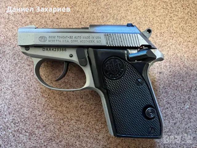 Пистолет Beretta Tomcat Inox, кал.7,65, снимка 3 - Бойно оръжие - 56355621