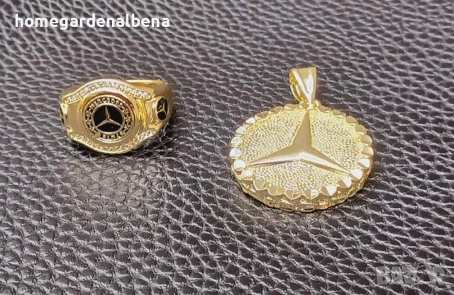 Висулка медицинска стомана 18К златно покритие релефен мотив унисекс, снимка 2 - Колиета, медальони, синджири - 54130449