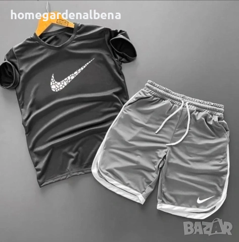 Мъжки летен спортен екип Nike – Тениска + Шорти! 👕🩳☀️, снимка 3 - Спортни дрехи, екипи - 54316659