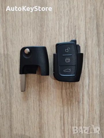 Кутийка за ключ на Ford-focus, c-max, galaxy, kuga, s-max, mondeo сгъваем с 3 бутона