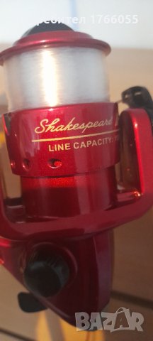 shakespeare firebird комплект-спининг 2.1 м.+макара+влакно, снимка 5 - Въдици - 31756465