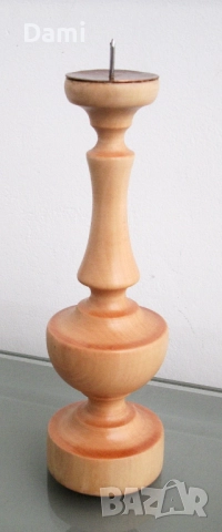 Свещник стругован, снимка 2 - Декорация за дома - 52948943