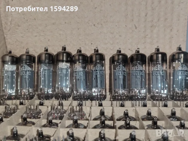 Нови радио лампи Tungsram ECL86 Telam ECL82, снимка 3 - Друга електроника - 52585586