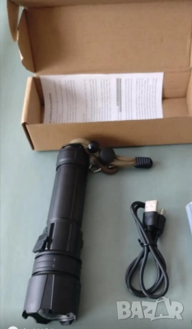 Фенер с лазер и електрошок