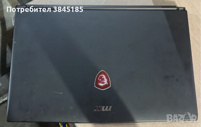 Геймърски лаптоп с повреда MSI MS-16J9 - GEFORCE GTX 1050 , Core i7-7700HQ, снимка 2 - Лаптопи за игри - 53054877