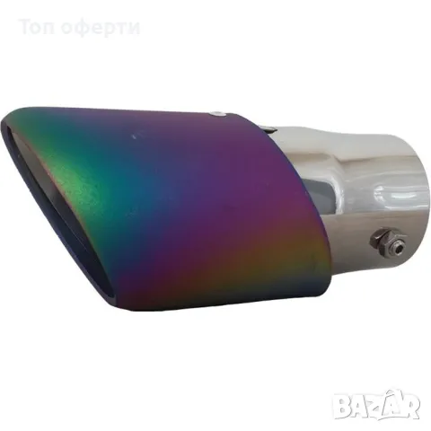 Накрайник ауспух 2471 цветен, сив, карбон, черен 60мм-63мм, снимка 11 - Аксесоари и консумативи - 48822771