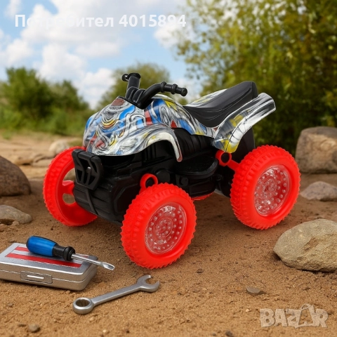 Акробатичен мотор с музика и светлини – за безброй каскади и забавления, снимка 4 - Коли, камиони, мотори, писти - 51884407