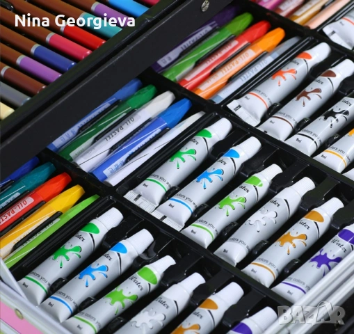 Творчески комплект за рисуване с изключително разнообразие от цветове, снимка 3 - Рисуване и оцветяване - 53304164