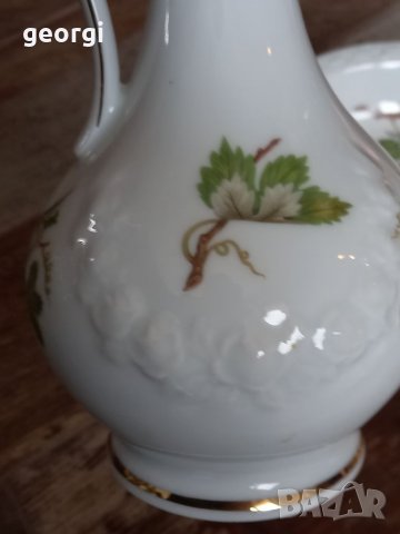 Немска порцеланова фруктиера и кана, снимка 7 - Сервизи - 35570710