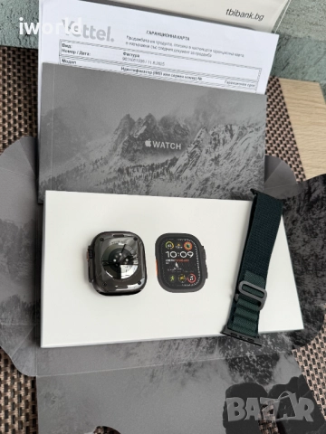 НОВ❌ 24М Гар‼️ Apple Watch ULTRA 2 ‼️Лизинг от 45лв/м‼️ 49mm Black Titanium ☎️, снимка 6 - Смарт часовници - 52247514