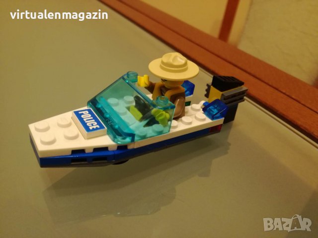 Конструктор Лего - Lego Police 30017 - Полицейска лодка, снимка 1 - Конструктори - 38832460