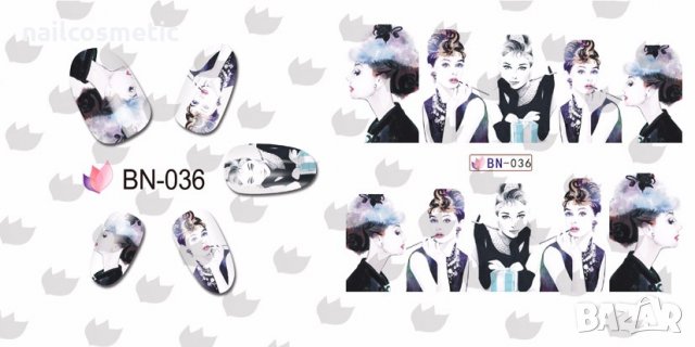 12 в 1 водни стикери 66, снимка 13 - Продукти за маникюр - 30327794