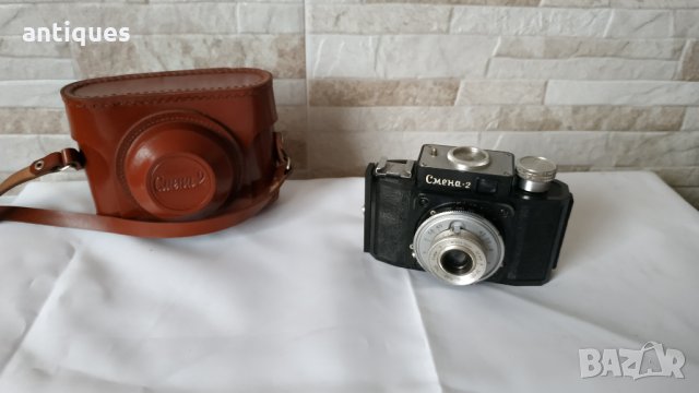 Стар механичен фотоапарат Смена 2 / Smena 2 - Антика, снимка 2 - Антикварни и старинни предмети - 34893062