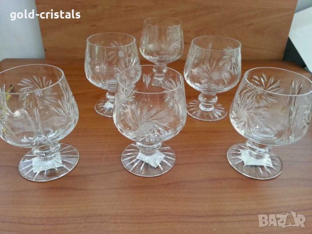 кристални чаши , снимка 1 - Антикварни и старинни предмети - 29364094