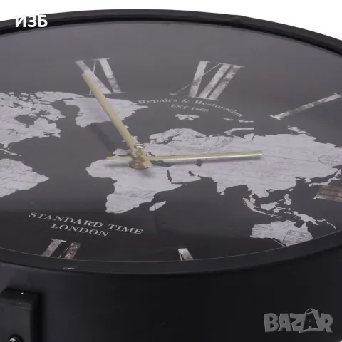 Маса за кафе, колекция Home Styling, часовник, метал, 40 см, снимка 4 - Маси - 50116758