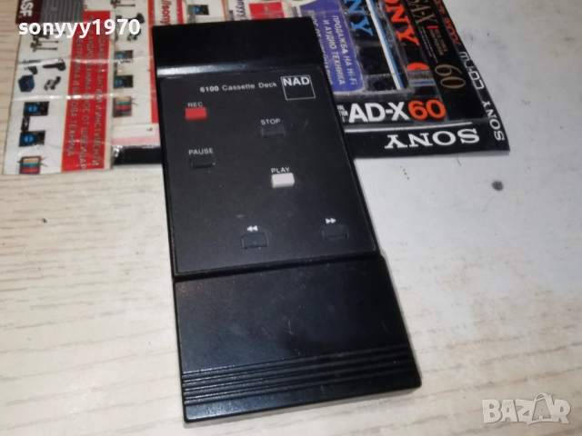 NAD 6100 CASSETTE DECK REMOTE CONTROL-SWISS 2512250947, снимка 2 - Декове - 52895641