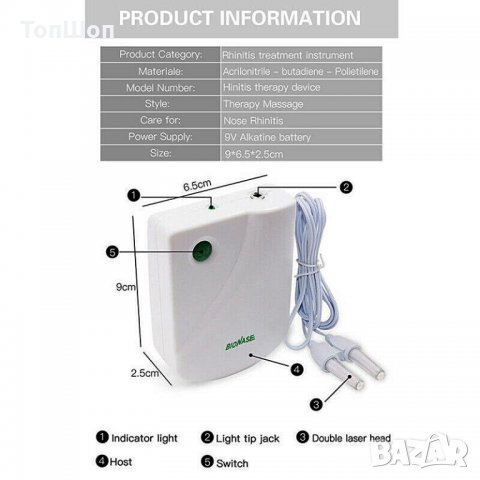Bionase уред за лечение на Синузит , Ринит , Хрема , снимка 11 - Други - 29419459
