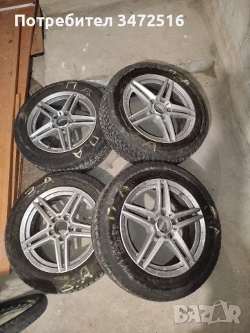 Джанти mercedes 5x112 с зимни гуми