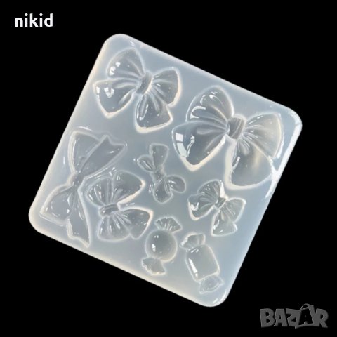 микс пандели панделка бонбон силиконов молд форма фондан шоколад смола , снимка 3 - Форми - 35419097