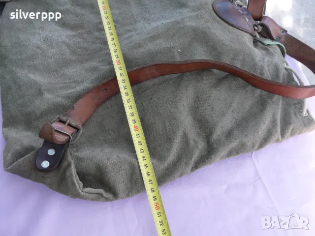 Българска брезентова раница - 3 , снимка 4 - Екипировка - 47512055