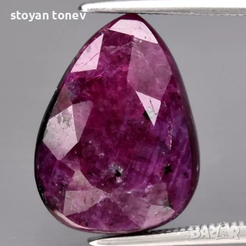 Рядък ненагряван рубин в голям размер 6.86кт.! Сертифициран! Нов!, снимка 13 - Други - 50540622