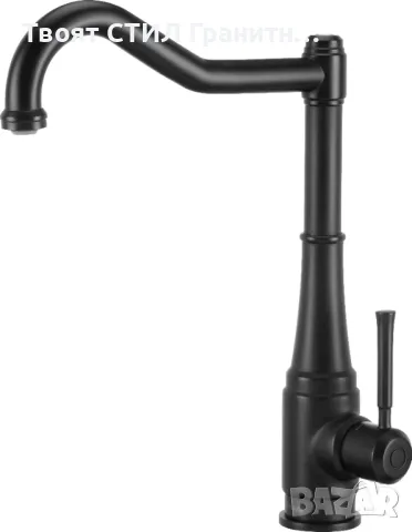 Черен ретро смесител за кухненски мивки TAMIZO, снимка 2 - Смесители - 47846067