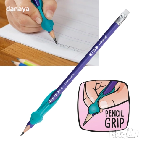 6046 Графитен молив с грип ръкохватка с форма на акула Maped