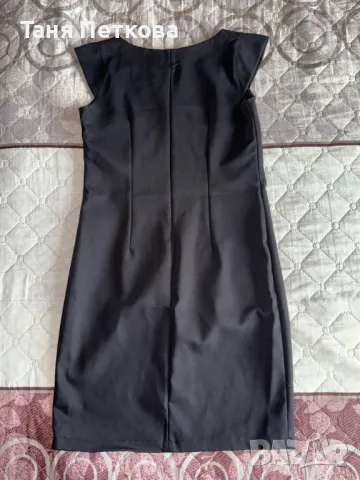 Изчистена дамска черна рокля , снимка 4 - Рокли - 49748998