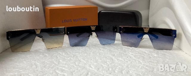 -22 % разпродажба Louis Vuitton 2023 висок клас дамски слънчеви очила маска Мъжки Унисекс, снимка 14 - Слънчеви и диоптрични очила - 39012866