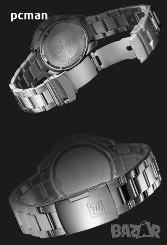 NAVIFORCE SSW 9192 Луксозен мъжки кварцов часовник с метална верижка, снимка 4 - Мъжки - 42071321