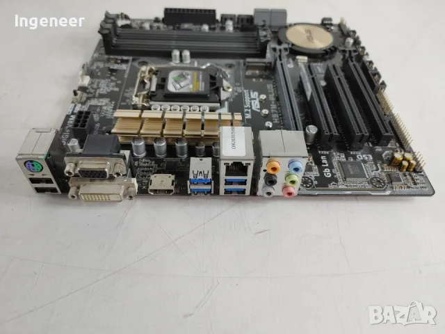 Motherboard ASUS H97M-PLUS socket 1150 Дънна Платка АСУС, снимка 3 - Дънни платки - 55754781