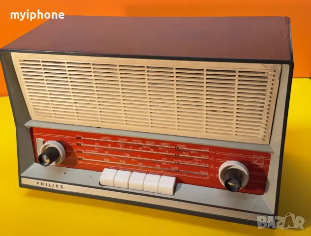 Ретро Лампово Радио Philips Работи, снимка 10 - Антикварни и старинни предмети - 50072438