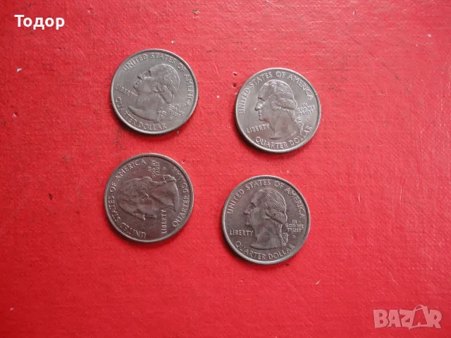 Четвърт долар quarter dollar 1, снимка 3 - Нумизматика и бонистика - 56235495
