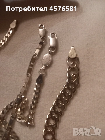 сребърни нови синджири , снимка 2 - Колиета, медальони, синджири - 54113944