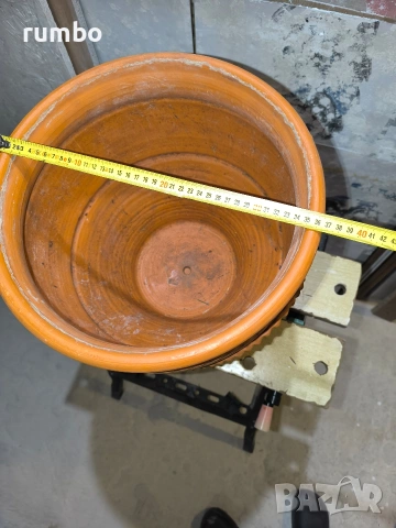 Продавам 2 бр. големи керамични саксии за цветя , снимка 5 - Други - 54243387