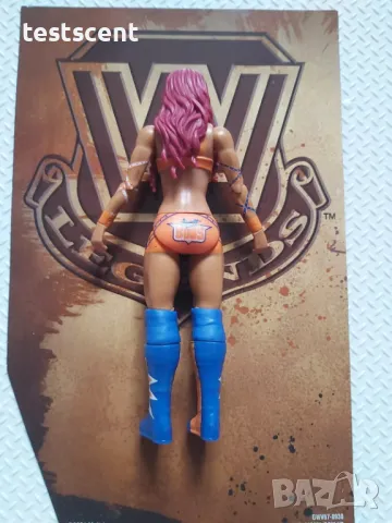 Екшън фигура WWE Sasha Banks Саша Банкс играчка Elite Series Mattel figure blue orange Mercedes Mone, снимка 3 - Колекции - 48747465