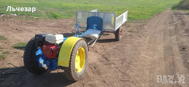 Мотоблок Болгар 9 кс 4 скорости и нови гуми , снимка 3 - Селскостопанска техника - 54127504