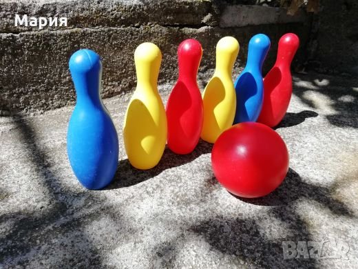 Кегли и топка-детски играчки, снимка 2 - Играчки за стая - 30104468