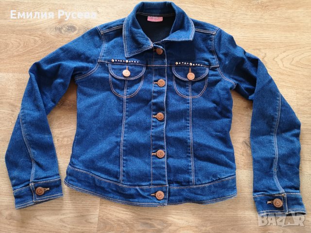 дънкови якета,блузки - за 6-7г и 7-8 г , снимка 3 - Стоки за близнаци - 35589379