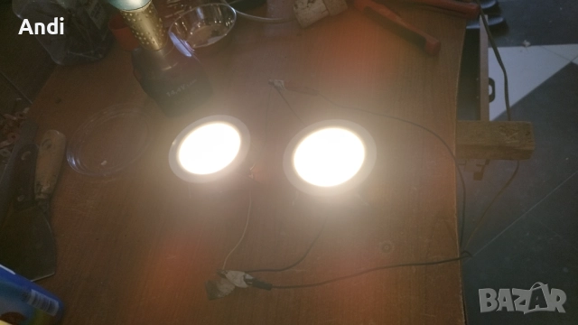 Лунички - лед лампи за таван illuxtron linea 75 HV 9W 300K, снимка 5 - Лед осветление - 52837845