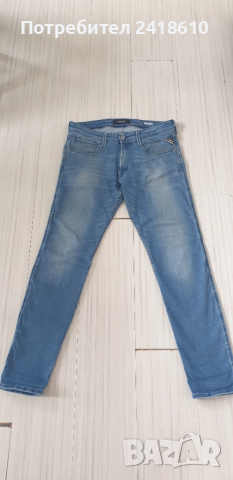 Replay Milano Anbass Hyperflex Stretch Slim Fit Mens Size 33/34  ОРИГИНАЛ Мъжки Дънки!, снимка 7 - Дънки - 52789647